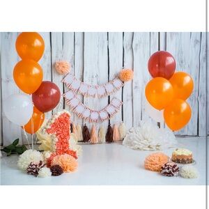 🍒4/$15 NEW Treasures Gifted Metallic Balloons 100 Pack - Orange Balloons 12 Inch